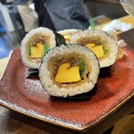 嵐山 大善 - 太巻き　玉子、干瓢、椎茸、三つ葉