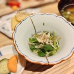 さしみのとったり - おひたし