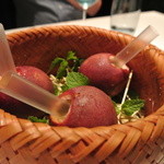 フロリレージュ - パッションフルーツをストローで