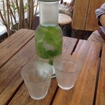 自由が丘バーガー - ミント水