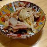 骨付鳥 かし羽 - 皮