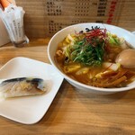 麺屋 丈六 キーノ和歌山店 - 天理KOMR『限定』　　早寿司