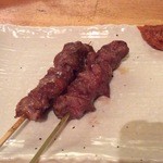 あじさい - 東松山（埼玉）かしらの塩焼きにニンニク辛味噌をつけていただくご当地メニュー