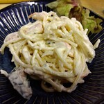 とん八 - スパゲティサラダ 380円(税込)(2025年2月26日撮影)