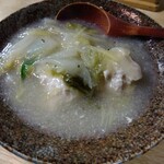 とん八 - 鶏団子と白菜のスープ煮 450円(税込)(2025年2月19日撮影)