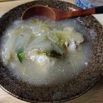 とん八 - 鶏団子と白菜のスープ煮 450円(税込)(2025年2月19日撮影)