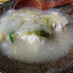 とん八 - 鶏団子と白菜のスープ煮 450円(税込)(2025年2月19日撮影)