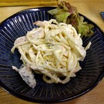 とん八 - スパゲティサラダ 380円(税込)(2025年2月26日撮影)