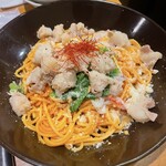 チーズ & ワイン みんなのイタリアン - 博多もつナポ もつ2倍