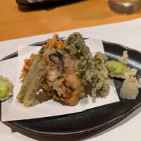 心づくし　いなせ - 天ぷらの盛り合わせ