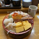 ファミリーすしガーデンハウス - 特大まんぷくちらし2000円(ご飯3合)