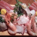 と兵衛 - 刺身盛り合わせ