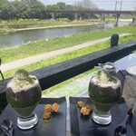 Tea Break .m - 抹茶パルフェ　ツーショット