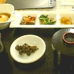 悦 南港ATC店 - セットのご飯・味噌汁など