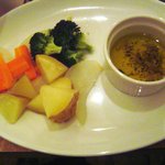 カフェ バンダ - 有機野菜のオイルつけ
