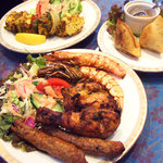 ジャイヒンド - タンドールミックス・チーズシャスリック・サモサ