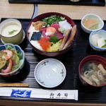 四季の味 玉寿司 - パワー丼セット-945円 (2010.4)