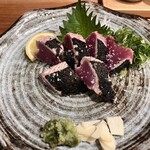 ゆず居酒屋 とうちゃんや - カツオの塩たたき 1600円