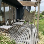 巡るインド - テラス席