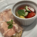 赤白 ブラッスリー - 朝シャンすると追加150円で頼めるタルティーヌ