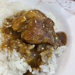 欧風カレー ル・ムーラン - チキンカレーをご飯へ