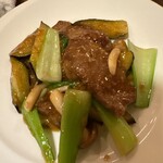 好華 - 牛フィレ肉と野菜の甘辛炒め