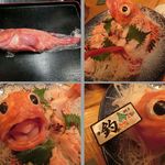 季節料理 なみき - 2014' 8/6 特別注文の「釣りきんき」（喜知次）