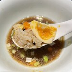 うずとかみなり - スープカレー状態でもいただく　旨すぎて笑顔出るよー