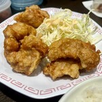 来来亭 - 定食の唐揚げ