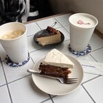 nephew - キャロットケーキ 650円 よもぎラテ 660円 