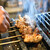 炭火焼鶏 燈 - 料理写真:備長炭で焼く焼鳥
