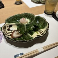 赤坂 鮨葵 - 甘エビ,タコの柔らか煮,ほうれん草とシラス