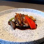 福神来々 - 豚肉のロースト黒胡椒