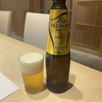 THE SUSHI GINZA 極 - プレミアムモルツ　小瓶　700円