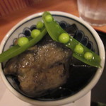 おおはま - 茄子の揚げ浸し。また頼んでしまった・・これテッパンな美味しいさ