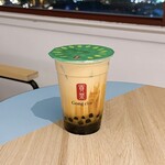 ゴンチャ - ドリンク写真:黒糖アールグレイミルクティーM パールトッピング