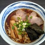 中華そば 纏 - 温(並)¥650カタメコイメ