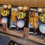 しんぱち食堂 - 外観2.食品サンプル