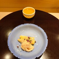 鮨屋 大かわ 久 - 鯛子　　白アスパラ
