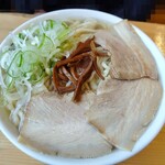 中華そば ひらこ屋 - 「三上の中華そば」中850円(ネギダク無料)