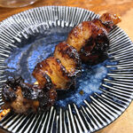 須賀乃湯 - キクアブラ串（150円）