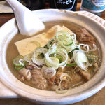 須賀乃湯 - 名物！ もつ煮込み（550円）