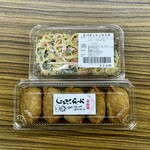 じろばた - 料理写真:スパゲッティサラダ（税込み３２０円）とそばいなり（５個、７００円）