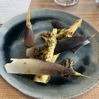 Abbesses - たけのこと桜エビのチェルムーラソース