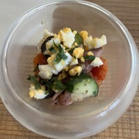 Abbesses - ホタルイカと新玉ねぎのムース　