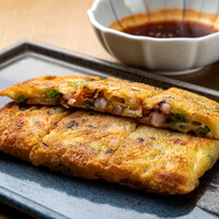 イカゲソとお野菜のチヂミ