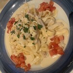 ラ・ロカンダ・デル・ピットーレ - 赤アビとホタテのクリームパスタ