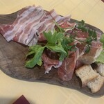 ラ・ロカンダ・デル・ピットーレ - 生ハムの盛り合わせ