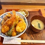 天ぷら 丸豊 - 限定天丼900円税込