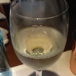 銀のさじ - そのうち白ワインも頂きました。